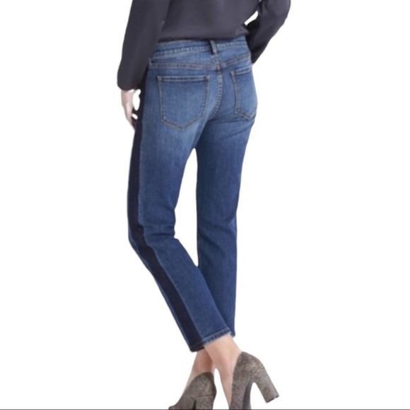 Banana Republic‎ Girlfriend Jeans with Side stripe Size 25 - Picture 1 of 9